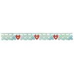 SIZZIX STRIP ЩАНЦИ ЗА ИЗРЯЗВАНЕ - FLOWER & HEART CHARMS