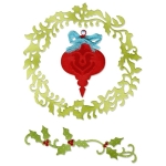 SIZZIX THINLITS ЩАНЦИ ЗА ИЗРЯЗВАНЕ - CHRISTMAS WREATH & VINE