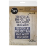 SIZZIX THINLITS ЩАНЦИ ЗА ИЗРЯЗВАНЕ - ALPHANUMERIC (2.54CM H)