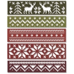 SIZZIX THINLITS ЩАНЦИ ЗА ИЗРЯЗВАНЕ - HOLIDAY KNIT