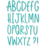 SIZZIX THINLITS ЩАНЦИ ЗА ИЗРЯЗВАНЕ - DELICATE LETTERS