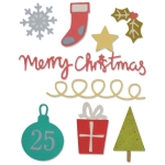SIZZIX THINLITS ЩАНЦИ ЗА ИЗРЯЗВАНЕ - CHRISTMAS
