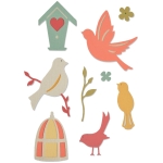 SIZZIX THINLITS ЩАНЦИ ЗА ИЗРЯЗВАНЕ - SWEET BIRD