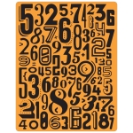 SIZZIX ПАПКИ ЗА РЕЛЕФ - NUMERIC