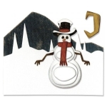 SIZZIX THINLITS ЩАНЦИ ЗА ИЗРЯЗВАНЕ - SNOWMAN SCENE