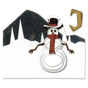 SIZZIX THINLITS ЩАНЦИ ЗА ИЗРЯЗВАНЕ - SNOWMAN SCENE