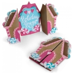 SIZZIX THINLITS ЩАНЦИ ЗА ИЗРЯЗВАНЕ - CARD, GINGERBREAD FOLD