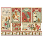STAMPERIA TEDDY BEAR CARDS ДЕКУПАЖНА ХАРТИЯ 48/33 - DFS360