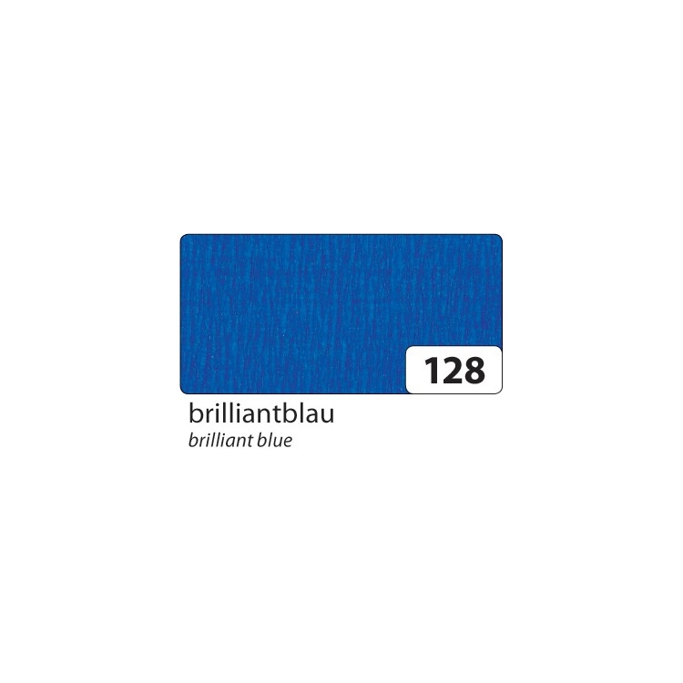 FOLIA КРЕП ХАРТИЯ 50 СМ/2,5 М СИНЯ БРИЛЯНТНА - Изображение 1