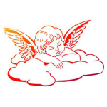 VIVA DECOR УНИВЕРСАЛЕН ШАБЛОН A4 - ANGEL ON CLOUD