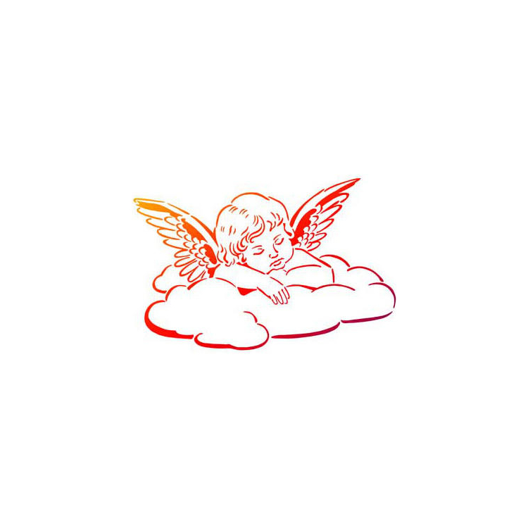VIVA DECOR УНИВЕРСАЛЕН ШАБЛОН A4 - ANGEL ON CLOUD - Изображение 1