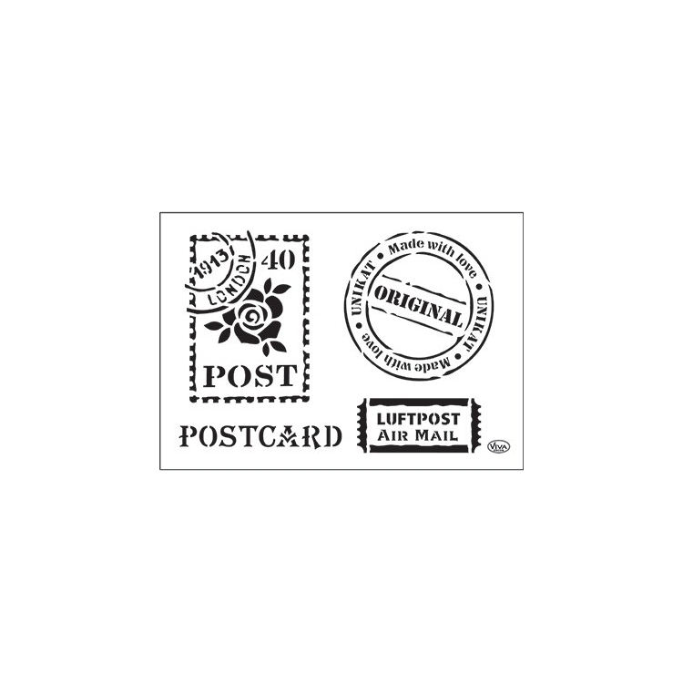 902683-106358 VIVA DECOR УНИВЕРСАЛЕН ШАБЛОН A4 - POSTCARD - Изображение 1