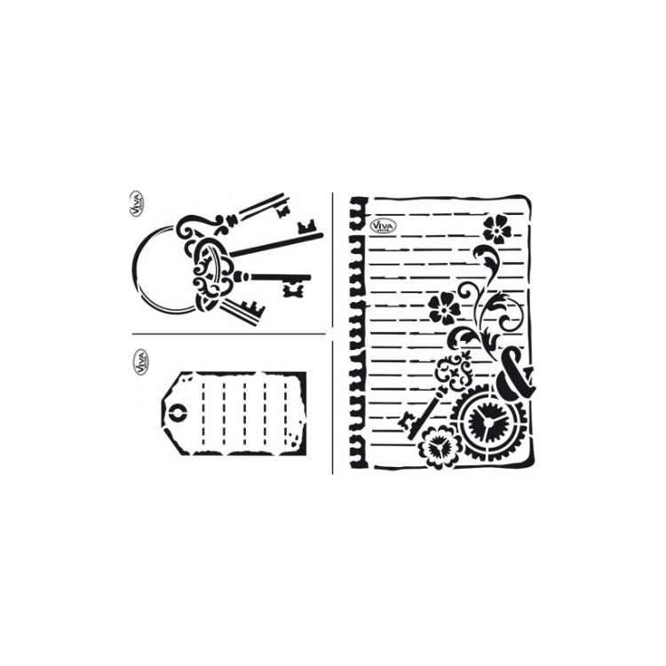 902701-106349 VIVA DECOR УНИВЕРСАЛЕН ШАБЛОН A4 - NOTES - Изображение 1