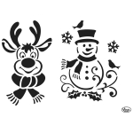 VIVA DECOR УНИВЕРСАЛЕН ШАБЛОН A4 - WINTER