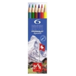 CARAN D'ACHE АКВАРЕЛНИ МОЛИВИ PRISMALO КОМПЛЕКТ 6 ЦВ