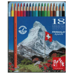 CARAN D'ACHE АКВАРЕЛНИ МОЛИВИ PRISMALO КОМПЛЕКТ 18 ЦВ