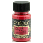 CADENCE ТЕКСТИЛНА БОЯ МЕТАЛИК DORA 50 МЛ. - RED 1133