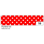 FOLIA WASHI TAPE - ЛЕПЕНКА ЗА ДЕКОРАЦИЯ - ЧЕРВЕНО НА ТОЧКИ