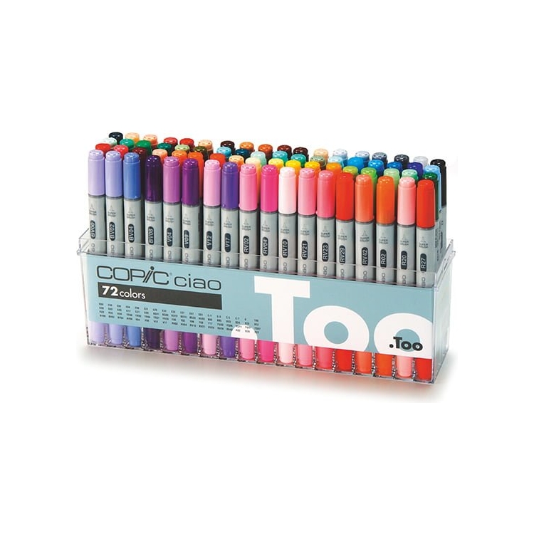 COPIC CIAO КОМПЛЕКТ - 72 ЦВ. B COLORS - Изображение 1