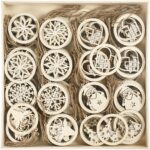 CREATIV КОЛЕДНИ ФИГУРИ ЗА ДЕКОРАЦИЯ 8СМ - 56808