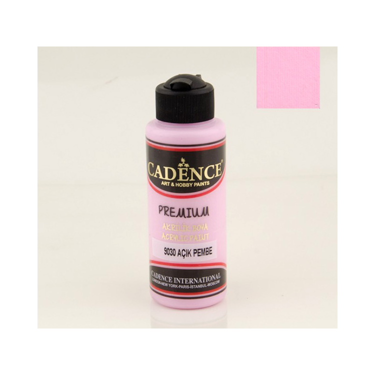 903006 CADENCE АКРИЛНА БОЯ PREMIUM 120 МЛ. - SOFT PINK 9030 - Изображение 1