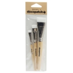 DECOPATCH ЧЕТКИ СИНТЕТИКА КОМПЛЕКТ - PACK3PC
