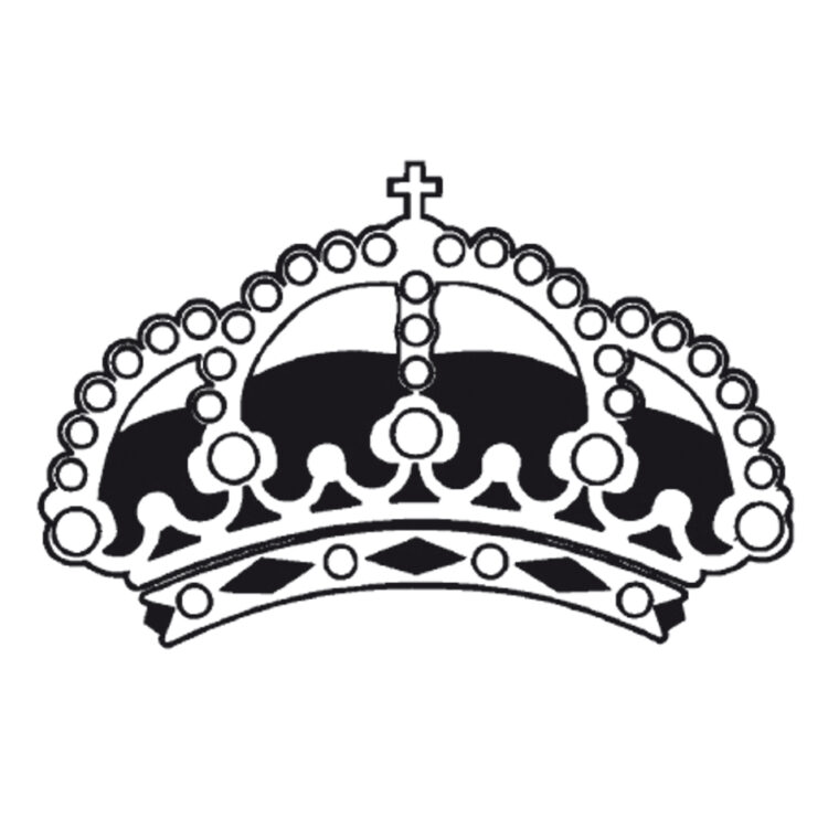 crown 2 STAMPERIA ACRYLIC STAMPS - СИЛИКОНОВ ПЕЧАТ WTK 102 - Изображение 1