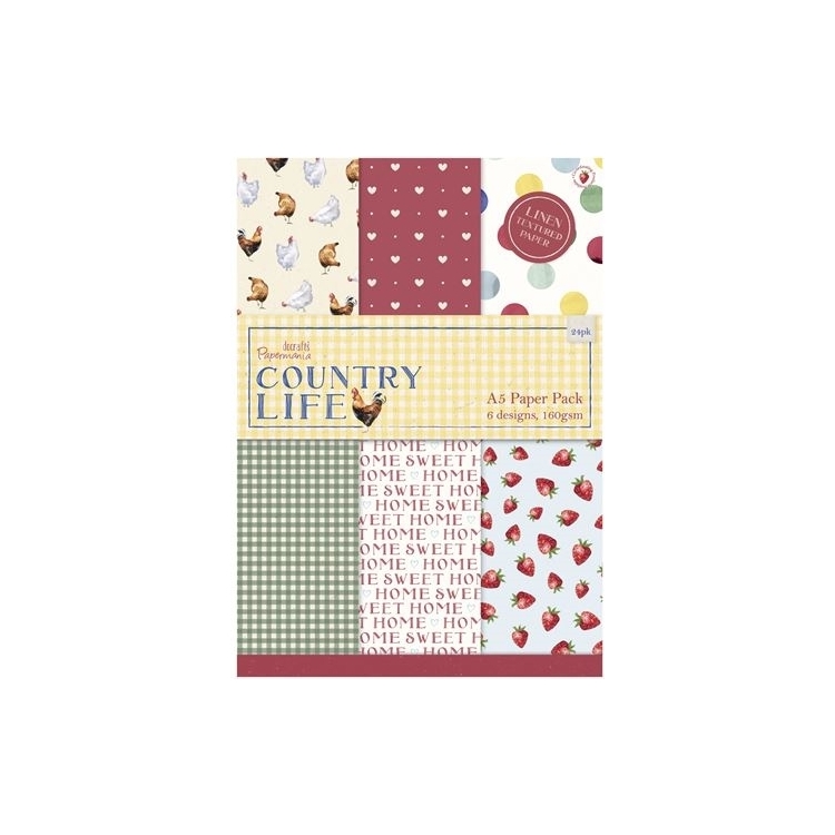 DOCRAFTS ДИЗАЙНЕРСКА ХАРТИЯ А5  - COUNTRY LIFE PMA DCM 070 - Изображение 1