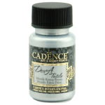 CADENCE ТЕКСТИЛНА БОЯ МЕТАЛИК DORA 50 МЛ. - SILVER 1132