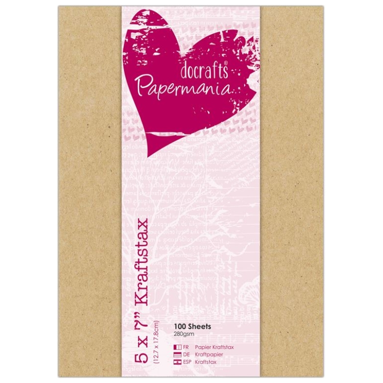 160606 DOCRAFTS КРАФТ ХАРТИЯ 12,7/17,8 СМ., 280 ГР. - 160606 - Изображение 1