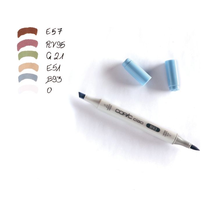 COPIC CIAO КОМПЛЕКТ - 5+1 СКРАПБУКИНГ СЕТ - Изображение 2