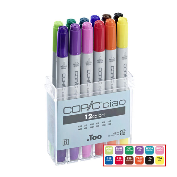 Copic Doodle Kit People