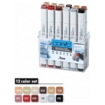 COPIC MARKER КОМПЛЕКТ - ARCHITECTURE COLOURS 12 ЦВ. - Изображение 2