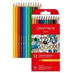 CARAN D'ACHE SCHOOL ЦВЕТНИ МОЛИВИ 12 ЦВ. - Изображение 2