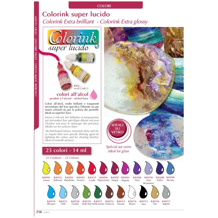 STAMPERIA COLOR INK 14 ML - KAV04 CHILLI PEPPER - Изображение 2