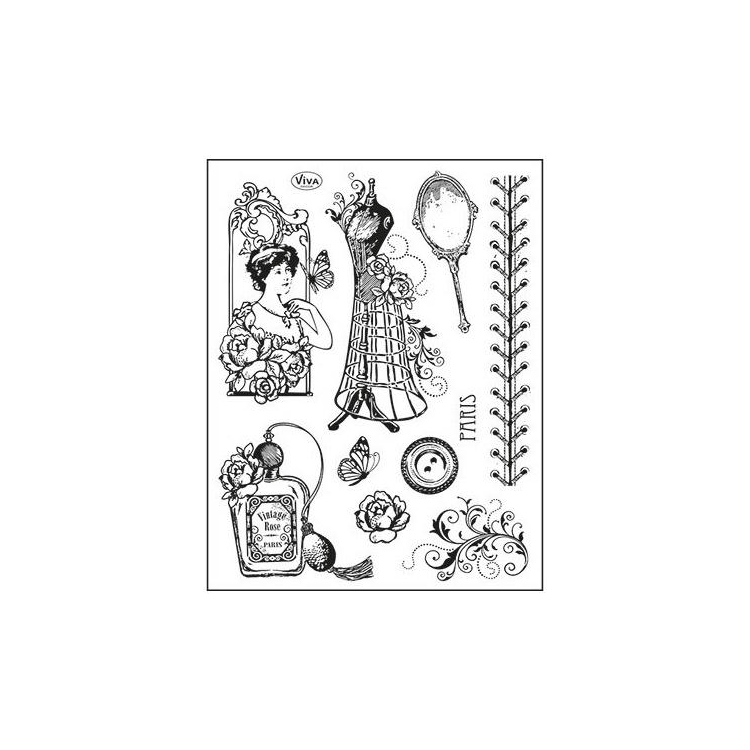 VIVA DECOR СИЛИКОНОВИ ПЕЧАТИ - PARIS COUTURE - Изображение 3