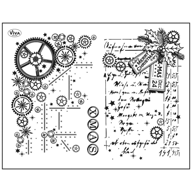 VIVA DECOR СИЛИКОНОВИ ПЕЧАТИ - GEARS - Изображение 2