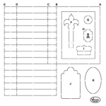 VIVA DECOR ПОДАРЪЧЕН ШАБЛОН 30,5 Х 30,5 СМ - 4008 018 00 - Изображение 2