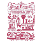 STAMPERIA VOYAGES FANTASTIQUES УНИВЕРСАЛЕН ШАБЛОН KSG430