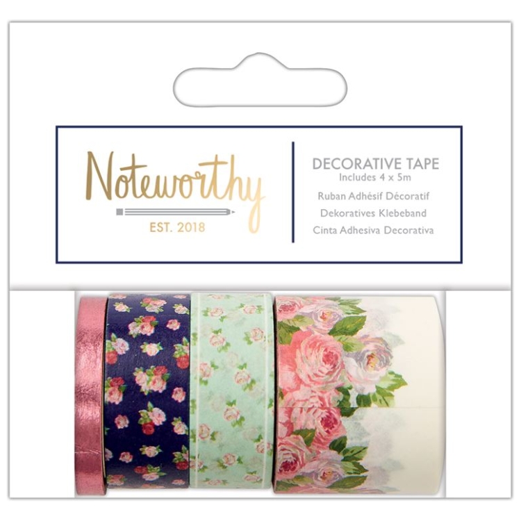 462103-161557 DOCRAFTS CRAFT TAPE 4 Х 5 М. - GRAPHIC FLORALS NOT 462103 - Изображение 1
