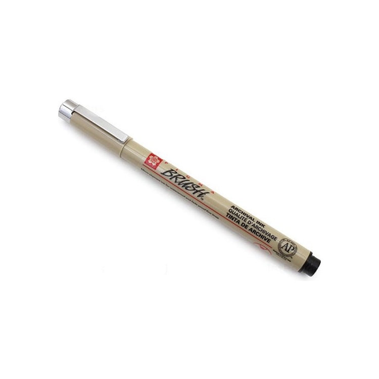 SAKURA PIGMA BRUSH PEN BLACK XSDK-BR#49 - Изображение 1