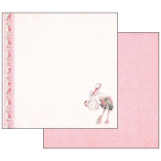 STAMPERIA BABY STORK ДИЗАЙНЕРСКИ КАРТОН 30,5/30,5СМ - SBB549