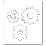 SIZZIX BIGZ ЩАНЦИ ЗА ИЗРЯЗВАНЕ - FLOWERS, COTTAGE TRIO - Изображение 2