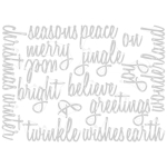 SIZZIX THINLITS ЩАНЦИ ЗА ИЗРЯЗВАНЕ - HOLIDAY WORDS: SCRIPT - Изображение 3