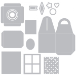 SIZZIX THINLITS ЩАНЦИ ЗА ИЗРЯЗВАНЕ - BOX, CUPCAKE - Изображение 4