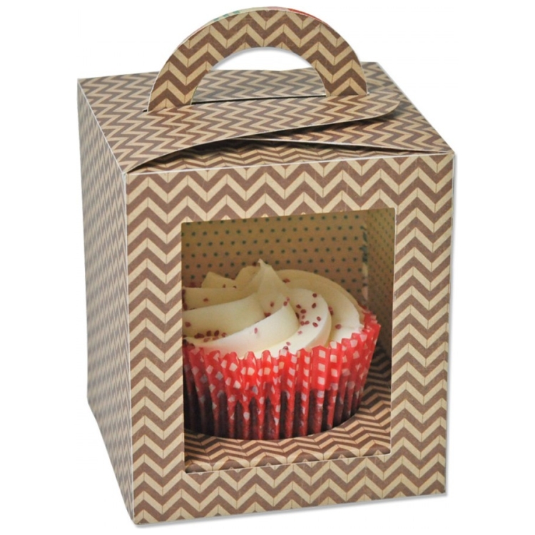 SIZZIX THINLITS ЩАНЦИ ЗА ИЗРЯЗВАНЕ - BOX, CUPCAKE - Изображение 5
