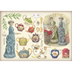STAMPERIA TEA ДЕКУПАЖНА ОРИЗОВА ХАРТИЯ 48/33 - DFS120