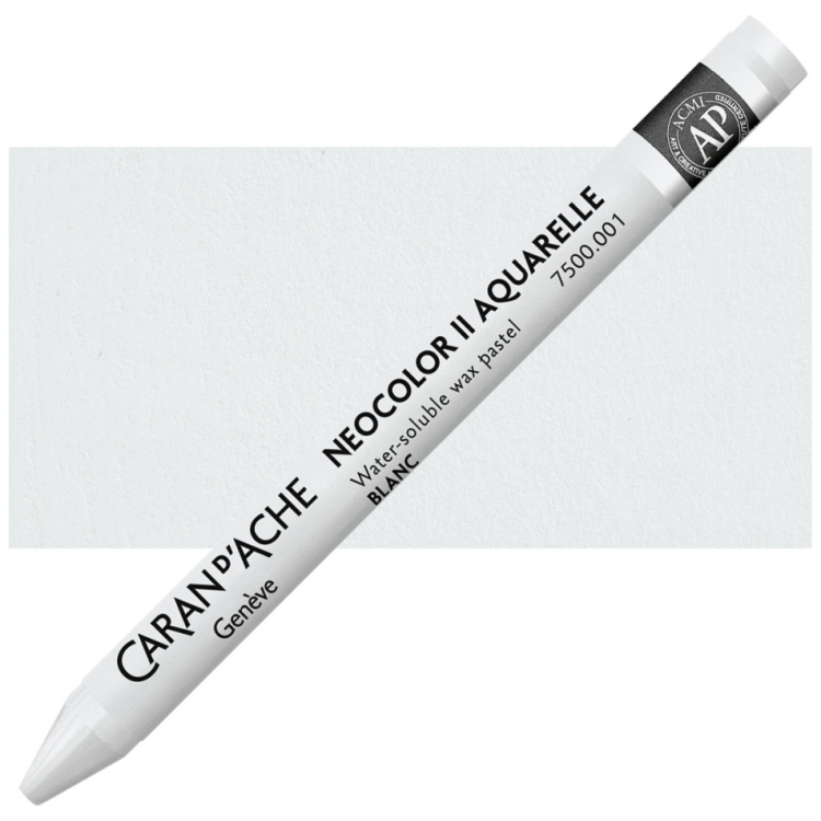 750001-58022921-1000x1000 CARAN D'ACHE АКВАРЕЛНИ ПАСТЕЛИ NEOCOLOR II БЯЛ - Изображение 1
