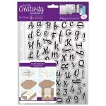 DOCRAFTS СИЛИКОНОВИ ПЕЧАТИ SCRIPT ALPHABET - DCE 907136