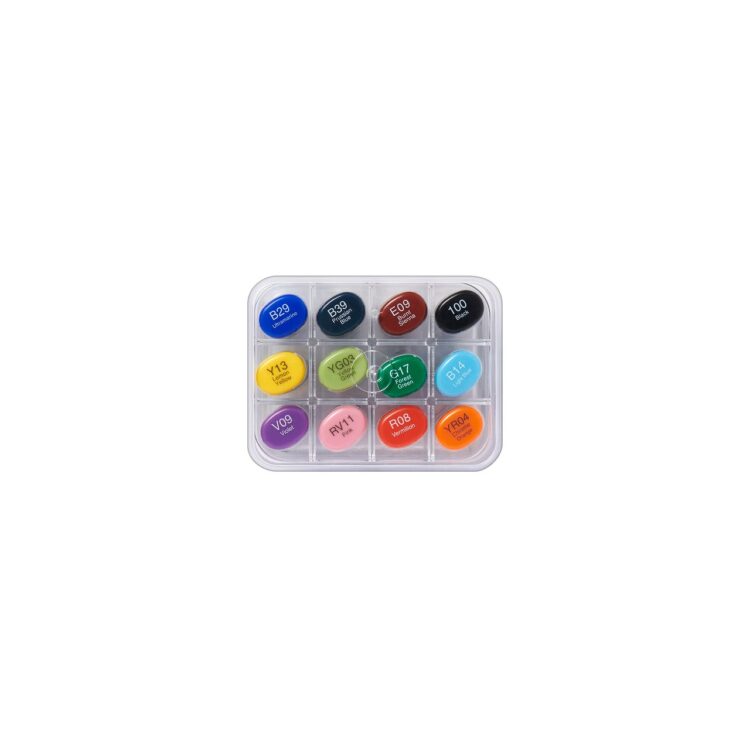 COPIC SKETCH КОМПЛЕКТ 12 ЦВ - Изображение 3